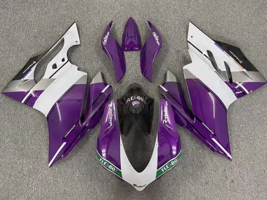 Acheter Carénages Moto Ducati 959/1299 2015-2020 - Violet Blanc Noir Brillant Flex-Box