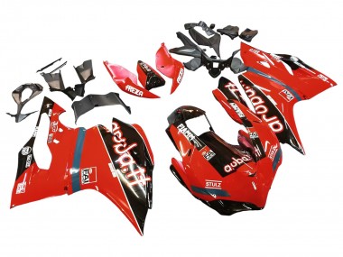 Acheter Carénages Moto Ducati 959/1299 2015-2020 - Rouge Noir Brillant Fiamm