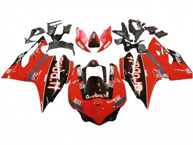 Acheter Carénages Moto Ducati 959/1299 2015-2020 - Rouge Noir Brillant Fiamm
