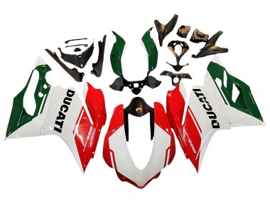 Acheter Carénages Moto Ducati 1299 2015-2020 - Blanc Rouge Vert Noir Mat