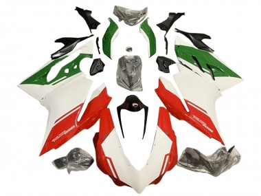 Acheter Carénages Moto Ducati 959 2015-2020 - Blanc Rouge Vert