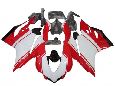 Acheter Kits Carénage Moto Ducati 959 2015-2020 - Blanc Rouge Noir Brillant