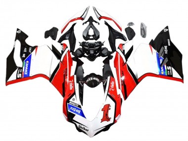 Acheter Carénages Moto Ducati 959/1299 2015-2020 - Blanc Rouge Noir Brillant Unibat Flex-Box