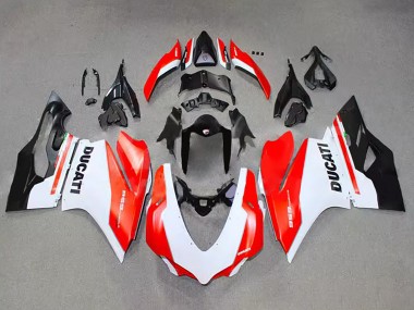 Acheter Carénage Moto Ducati 959 2015-2020 - Blanc Rouge Noir Brillant
