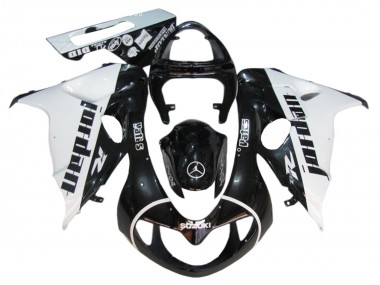 Acheter Carénages Moto Suzuki TL1000R 1998-2003 - Noir Brillant Blanc Jordan
