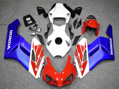 Acheter Carénage Moto Honda CBR1000RR 2004-2005 - Blanc Rouge Bleu