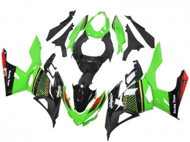 Acheter Carénages Moto Kawasaki EX400 2018-2024 - Vert Rouge Noir Rayon de Miel