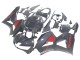 Carénages Moto Honda CBR600RR 2013-2023 - Noir Fibre de Carbone Rouge