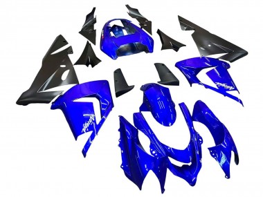 Acheter Carénages Moto Kawasaki ZX10R 2004-2005 - Bleu Noir Ninja