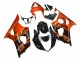 Carénage Moto Suzuki GSXR 1000 2003-2004 - Burnt Orange Noir Brillant