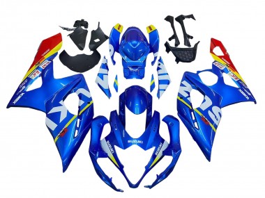 Acheter Carénages Moto Suzuki GSXR 1000 2005-2006 - Bleu Jaune Rouge Blanc