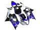 Carénage Moto Suzuki GSXR 600 / GSXR 750 2004-2005 - Blanc Bleu Noir Corona Motul