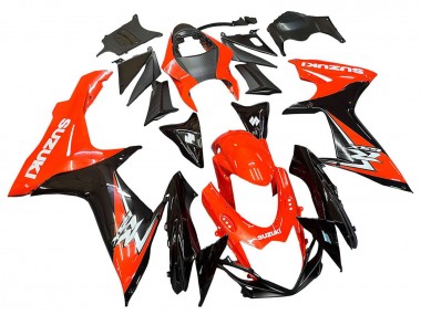 Acheter Kits Carénages Moto Suzuki GSXR 600 / GSXR 750 2011-2024 - Rouge Noir Brillant