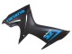 Carénage Moto Suzuki GSXR 600 / GSXR 750 2011-2024 - Bleu Noir Mat