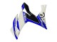 Carénages Moto Yamaha YZF R3/R25 2015-2018 - Blanc Bleu Noir Courses