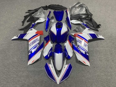 Acheter Carénages Moto Yamaha YZF R3/R25 2019-2021 - Blanc Bleu Rouge Semakin Didepan