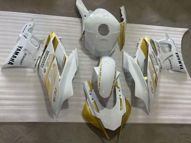 Acheter Carénages Moto Yamaha YZF R3/R25 2019-2021 - Blanc Or Semakin Didepan
