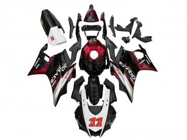 Acheter Carénages Moto Yamaha YZF R3/R25 2019-2021 - Blanc Rouge Noir 11