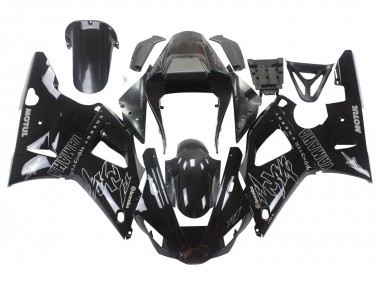 Acheter Carénages Moto Yamaha YZF 1000 R1 2000-2001 - Noir Brillant Blanc Monstre Motul