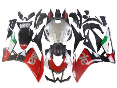 Acheter Carénage Moto Aprilia RSV4 1000 2016-2020 - Rouge Argent Noir Vert
