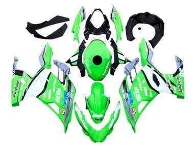 Acheter Carénages Moto Kawasaki Ninja 400 2018-2024 - Vert Gris Noir Bleu Trick Star Bridgestone