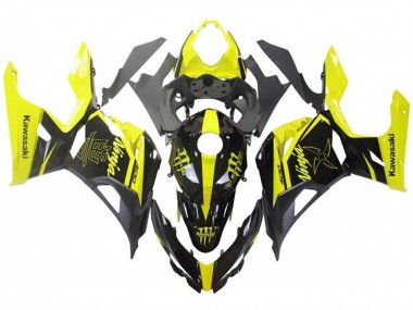 Acheter Carénages Moto Kawasaki Ninja 400 2018-2024 - Jaune Noir Monstre