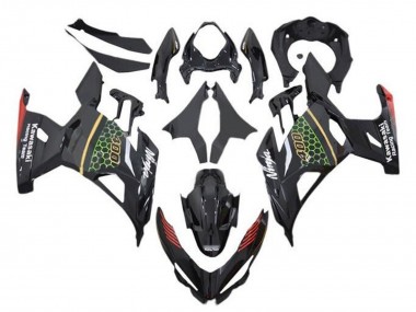 Acheter Carénages Moto Kawasaki Ninja 400 2018-2024 - Noir Vert Rouge Jaune Rayon de Miel