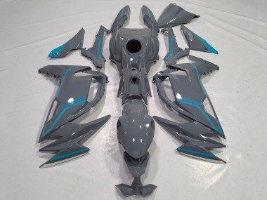Acheter Carénages Moto Kawasaki Ninja 650 EX650 2020-2025 - Gris Bleu