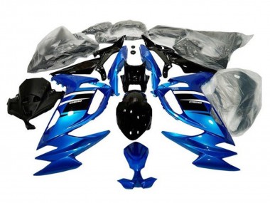 Acheter Carénages Moto Kawasaki Ninja 650 EX650 2020-2025 - Bleu Blanc Noir