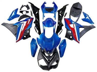 Acheter Carénages Moto BMW S1000RR 2015-2016 - Bleu Rouge Noir