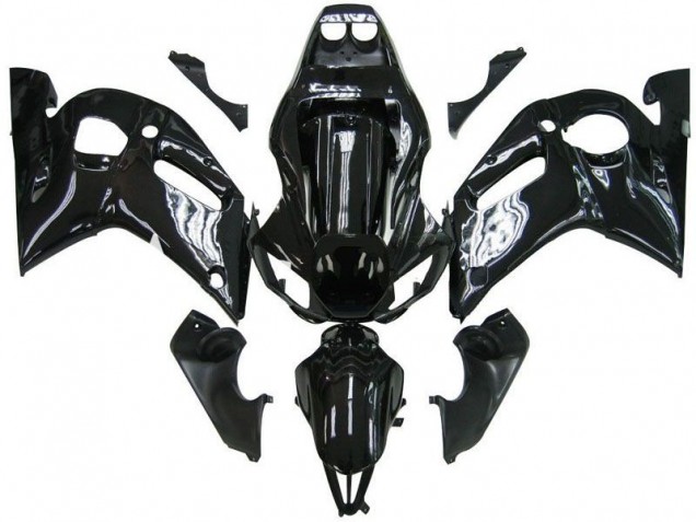 Carénages Moto Yamaha YZF 600 R6 1998-2002 - Noir Brillant