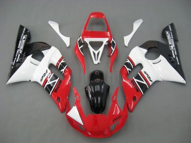 Acheter Carénages Moto Yamaha YZF R6 1998-2002 - Blanc Rouge Noir Brillant