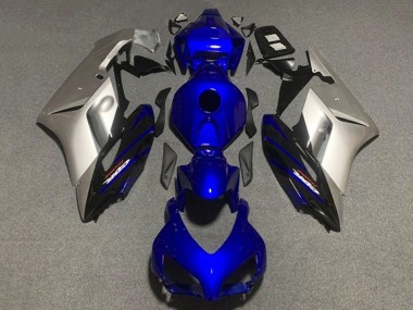 Acheter Carénages Moto Honda CBR1000RR 2004-2005 - Argent Bleu Foncé