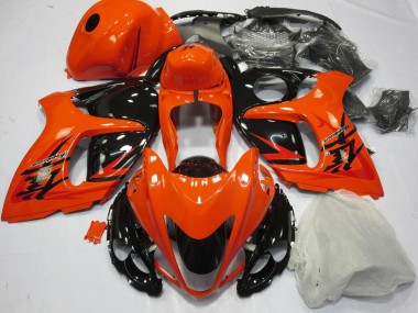 Acheter Carénages Moto Suzuki GSXR 1300 Hayabusa 2008-2020 - Orange Noir
