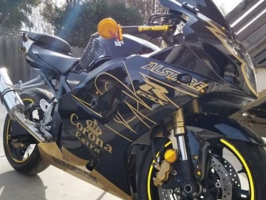 Acheter Carénages Moto Suzuki GSXR 1000 2003-2004 - Noir Or Corona
