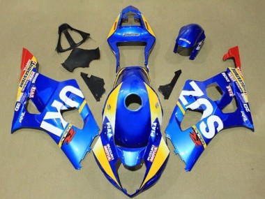 Acheter Carénages Moto Suzuki GSXR 1000 2003-2004 - Bleu Jaune Rouge Blanc Motul