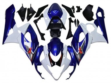 Acheter Carénages Moto Suzuki GSXR 1000 2005-2006 - Blanc Bleu Rouge