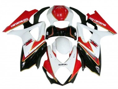Acheter Carénages Moto Suzuki GSXR 1000 2005-2006 - Blanc Rouge Noir Or