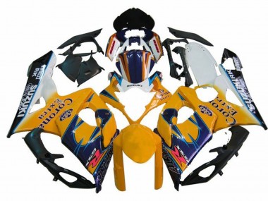 Acheter Carénages Moto Suzuki GSXR 1000 2005-2006 - Blanc Jaune Bleu Noir Corona