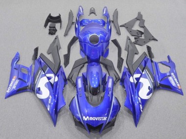 Acheter Carénages Moto Yamaha YZF R3/R25 2019-2021 - Bleu Blanc Noir MoviStar