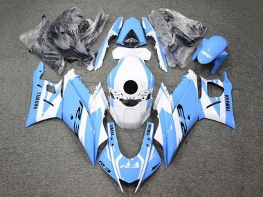 Acheter Carénages Moto Yamaha YZF R3/R25 2019-2021 - Blanc Bleu Clair