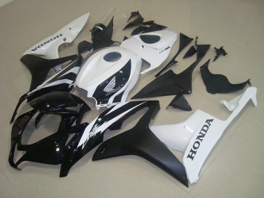 Acheter Carénages Moto Honda CBR600RR 2007-2008 - Blanc Noir Brillant Noir Mat