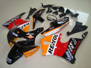 Acheter Carénages Moto Honda CBR900RR 919 1998-1999 - Orange Blanc Rouge Noir Brillant Repsol
