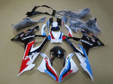 Acheter Kits Carénage Moto ABS BMW S1000RR 2019-2022 - Blanc Bleu Rouge Noir