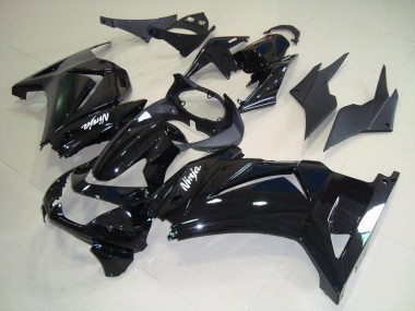 Acheter Carénages Moto Kawasaki ZX250R 2008-2012 - Noir Brillant Blanc Ninja
