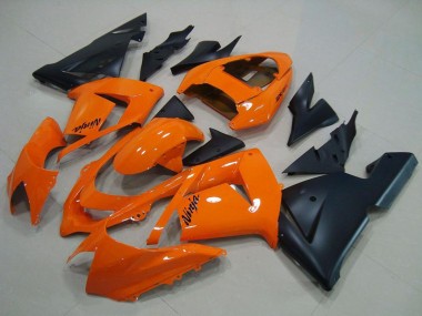 Acheter Carénages Moto Kawasaki ZX10R 2004-2005 - Orange Noir Mat