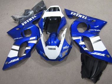 Acheter Carénages Moto Yamaha YZF R6 1998-2002 - Blanc Bleu