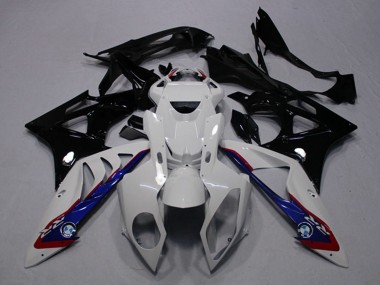 Acheter Carénages Moto BMW S1000RR 2009-2014 - Blanc Bleu Noir Brillant