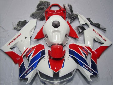 Acheter Kits Carénage Moto ABS Honda CBR600RR 2013-2023 - Blanc Rouge Bleu HRC