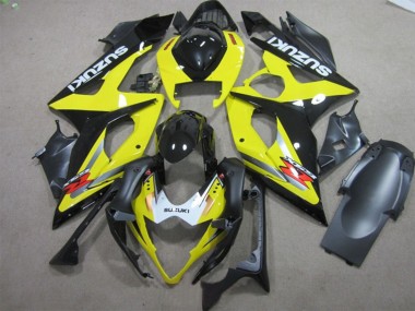 Acheter Carénages Moto Suzuki GSXR 1000 2005-2006 - Jaune Noir Blanc Rouge